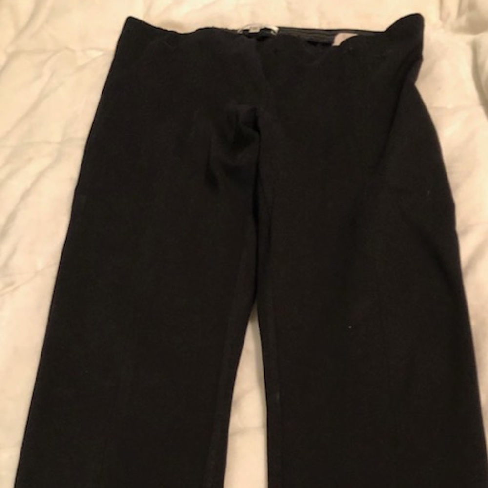VINCE BLACK STRAIGHT LEG PANTS